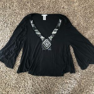 Charlotte Russe Detailed Top (S)